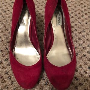 Steve Madden Red heels